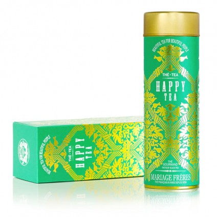 MF Happy Tea Gourmet black tea with yuzu, rose petals & marshmallow note