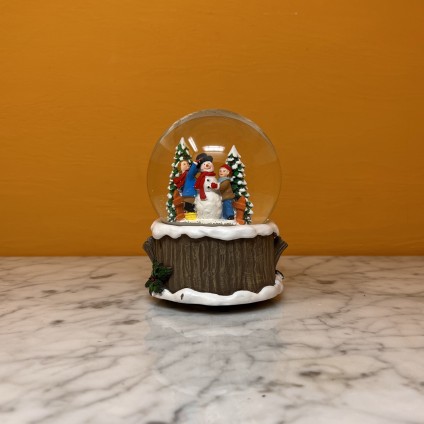 Snowman & Kids Snow Globe