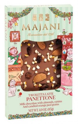 Chocolate bar with Christmas ingredients