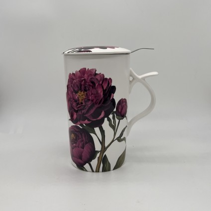 Tee Becher "Peonia" dunkel