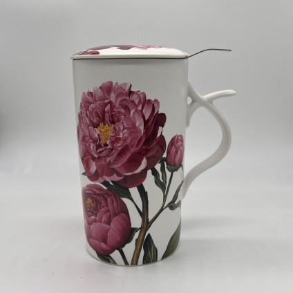 Tee Becher "Peonia" hell