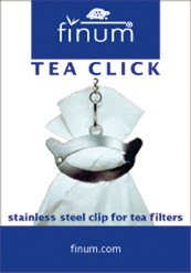 Clip for tea filters