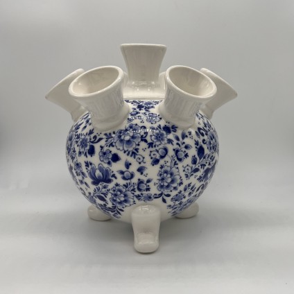 Tulip Vase on legs dainty flowers large