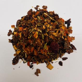 Victorian Coral Garden with Premium black tea tin with double aroma protection