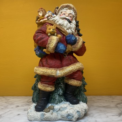 Weihnachtmann mit Geschenksack