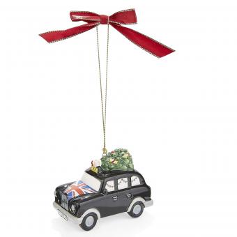 Weihnachtsbaumschmuck Schwarzes Taxi