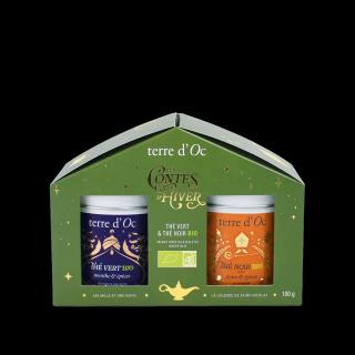 Christmas Duo Organic Green Tea and Organic Black Tea
