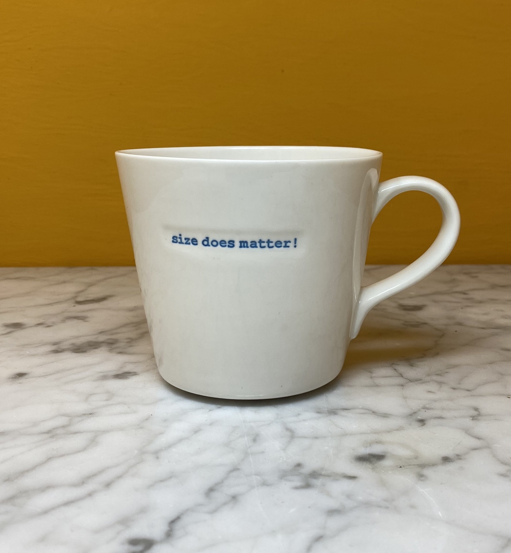 XL Bucket Mug "size does matter - SALE - Victorian House SHOP NEU